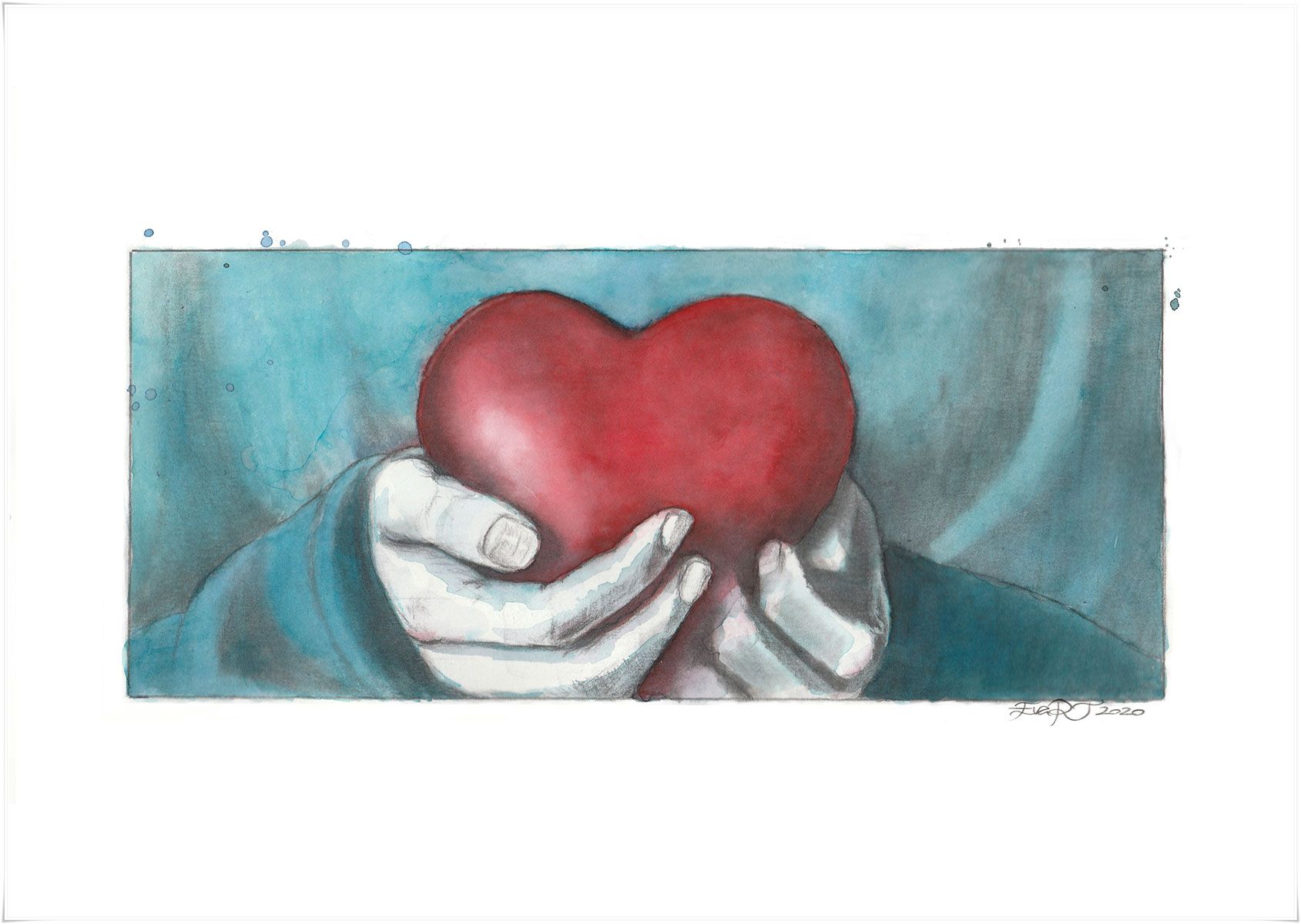 Nunca he tenido el corazón tan rojo